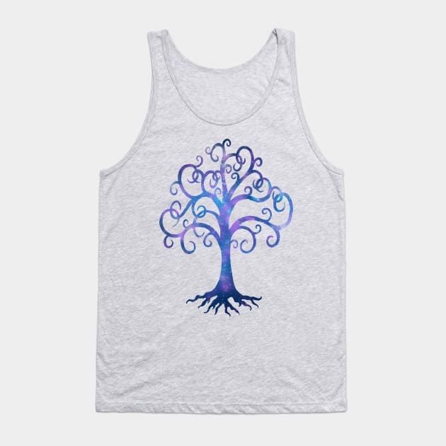 Twilight Tree Tank Top by Astrablink7